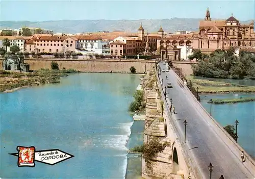 AK / Ansichtskarte 73944920 Cordoba_Andalucia_ES Puente Romano sobre el Guadalquivir