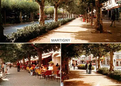 AK / Ansichtskarte  Martigny__Martinaco_VS Place Centrale et ses platanes