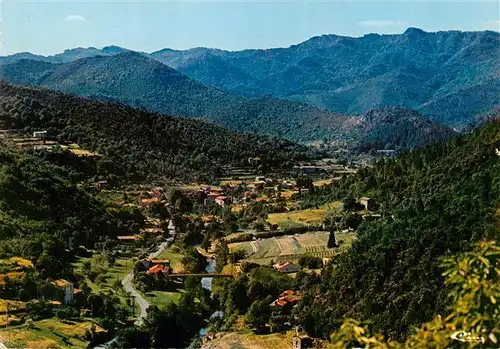 AK / Ansichtskarte  Saumane_30_Gard Vue générale du village au creux de la vallée le Gardon les Cévennes