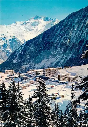 AK / Ansichtskarte  Courchevel_73_Savoie Echappée sur la station au fond Glacier de Bllecôte