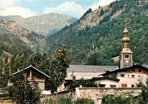 AK / Ansichtskarte  Bozel_73_Savoie Le clocher la crête du Mont Jovet