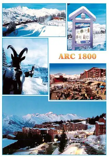 AK / Ansichtskarte  Arc_1800m_73_Savoie Teilansichten Wintersportplatz Alpen