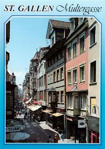 AK / Ansichtskarte  St_Gallen_SG Multergasse