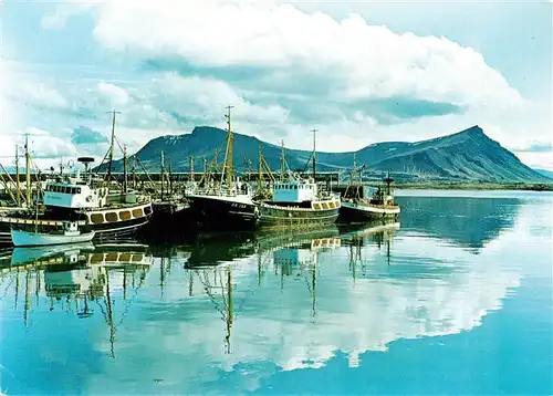 AK / Ansichtskarte 73944990 Akranes_Iceland Harbour