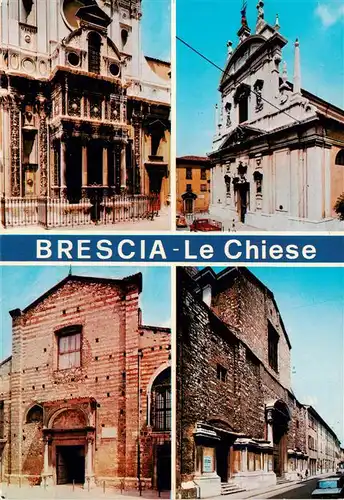 AK / Ansichtskarte  Brescia_Lombardia_IT Le chiese