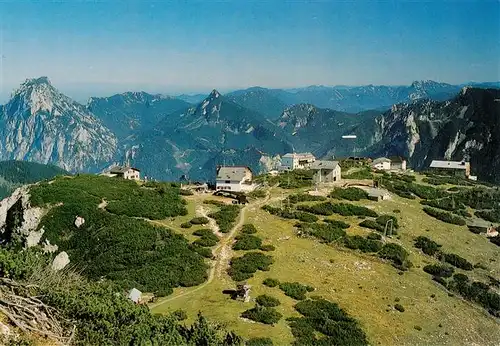 AK / Ansichtskarte 73945007 Ebensee_Oberoesterreich_AT Der Feuerkogel Berghotels Alpenpanorama