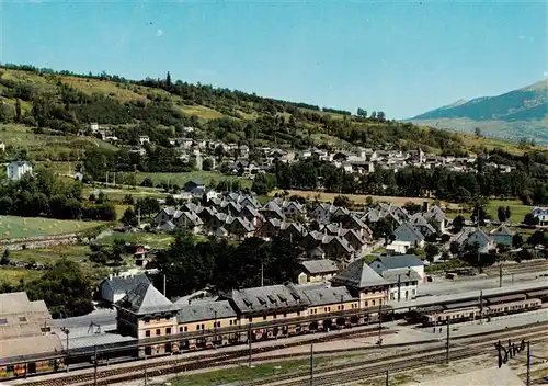 AK / Ansichtskarte  Enveitg_66_Pyrenees-Orientales Gare Internationale et le village