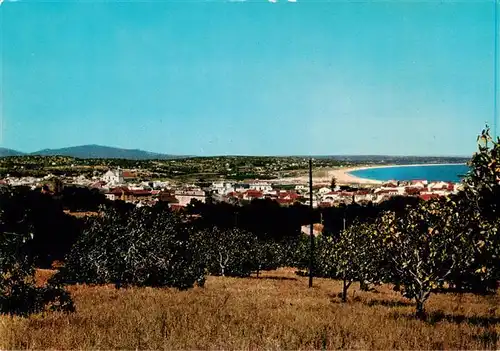 AK / Ansichtskarte 73945049 Lagos_Algarve_Faro_PT Vista parcial de Lagos e Meia Praia