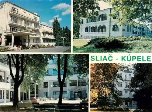 AK / Ansichtskarte  Sliac_Szliacs_Slovakia Motive Stadtzentrum Hotel