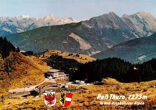 AK / Ansichtskarte  Mittersill_Oberpinzgau_AT Hotel Restaurant Pass Thurn Blick gegen die Hohen Tauern