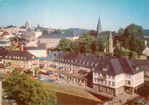 AK / Ansichtskarte  Siegen__Westfalen Blick zur Oberstadt mit unterem Schloss