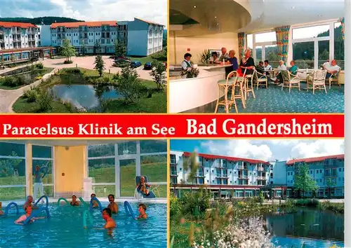 AK / Ansichtskarte  Bad_Gandersheim Paracelsus Klinik am See Hallenbad