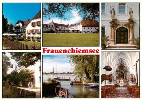 AK / Ansichtskarte  Chiemsee Frauenchiemsee 1000jaehriges Kloster