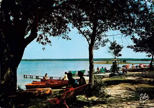 AK / Ansichtskarte  Leon_40_Landes Les bords ombragés du lac et les pédalos