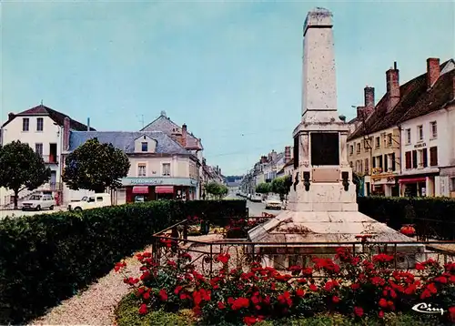 AK / Ansichtskarte  Villeneuve-l_Archeveque_89_Yonne Rue de la République vue depuis le monument aux morts