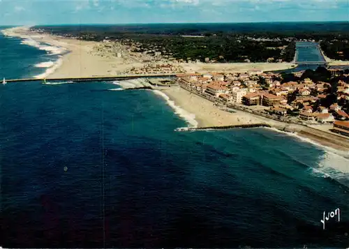 AK / Ansichtskarte  Capbreton Vue générale aérienne du Littoral