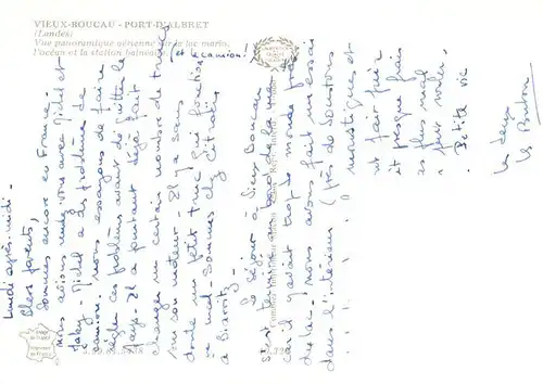 AK / Ansichtskarte  Vieux-Boucau-les-Bains_40_Landes Port d'Albret vue aérienne