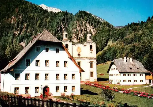 AK / Ansichtskarte  St_Martin_Lofer_AT Haus der Besinnung mit Wallfahrtskirche Maria Kirchenthal