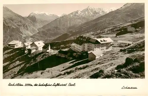 AK / Ansichtskarte  Hochsoelden_Tirol_AT Fliegeraufnahme