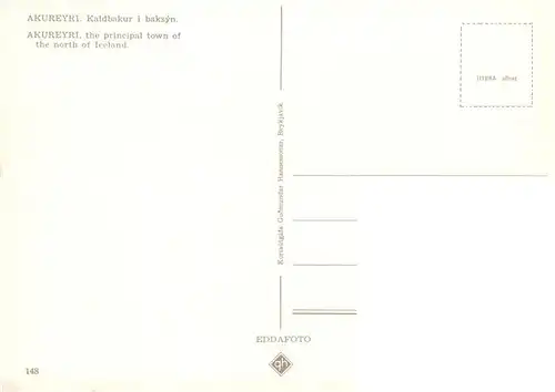 AK / Ansichtskarte  Akureyri_Iceland Kaldbakur I baksyn