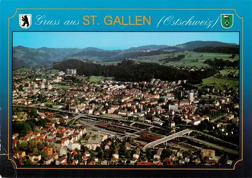 AK / Ansichtskarte  St_Gallen_SG Fliegeraufnahme