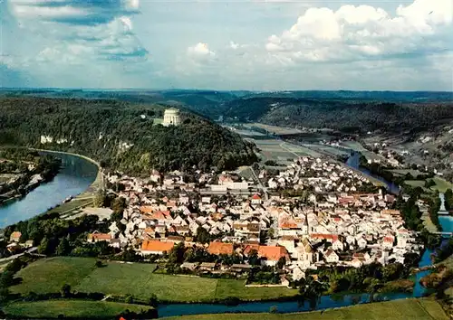 AK / Ansichtskarte  Kelheim_Donau Fliegeraufnahme