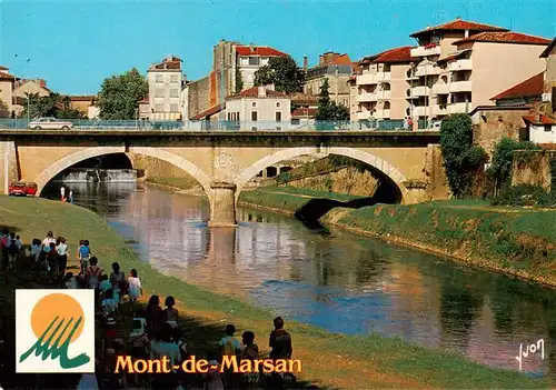 AK / Ansichtskarte  Mont-de-Marsan_40_Landes Pont du Commerce sur la Midouze