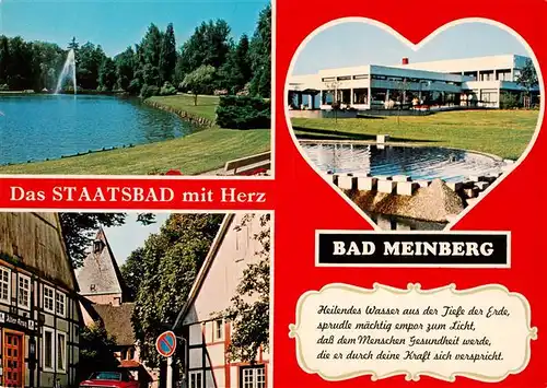 AK / Ansichtskarte  Bad_Meinberg Kurhaus Kurpark Motiv Altstadt