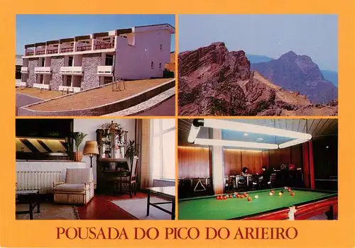 AK / Ansichtskarte 73945361 Madeira__Portugal Pousada do Pico do Arieiro Berghotel Billard