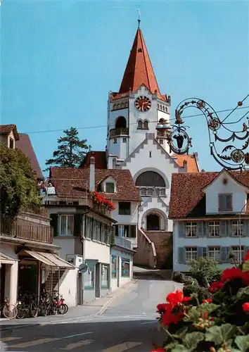 AK / Ansichtskarte  Weinfelden_TG Ortszentrum Blick zur Kirche