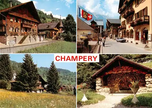 AK / Ansichtskarte  Champery_VS Dorfansichten