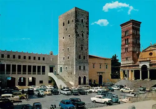 AK / Ansichtskarte  Terracina_Lazio_IT Palazzo Comunale e Torre dei Rosa