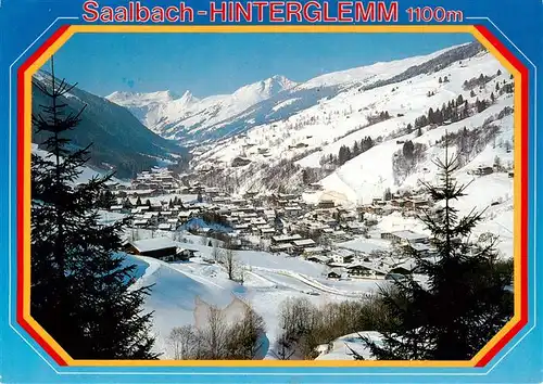 AK / Ansichtskarte  Saalbach_-Hinterglemm_AT Panorama Wintersportplatz Alpen