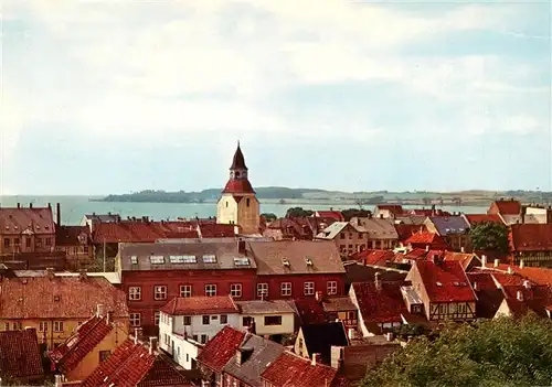 AK / Ansichtskarte  Faaborg_Faborg_DK Stadtpanorama Blick zur Kirche