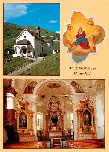 AK / Ansichtskarte  Andermatt_UR Wallfahrtskapelle Maria-Hilf Innenansicht