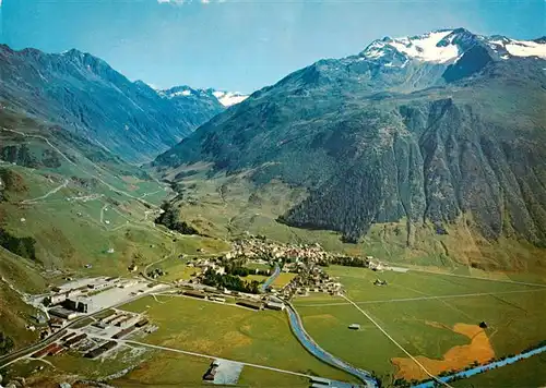 AK / Ansichtskarte  Andermatt_UR Panorama Blick gegen Oberalppass und Gemsstock