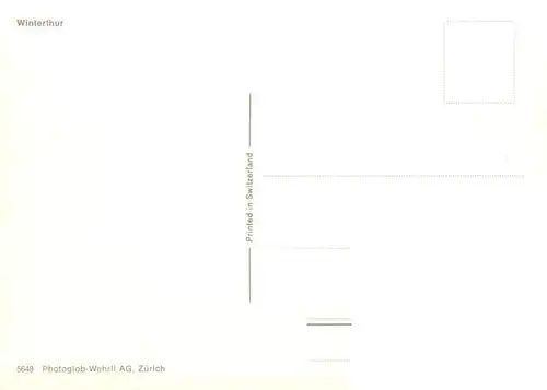 AK / Ansichtskarte  Winterthur__ZH Stadtpanorama