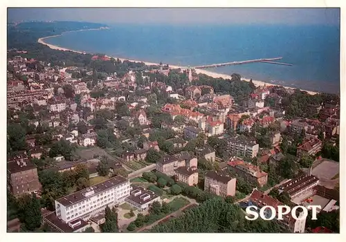 AK / Ansichtskarte  Sopot_Zoppot_PL Fliegeraufnahme