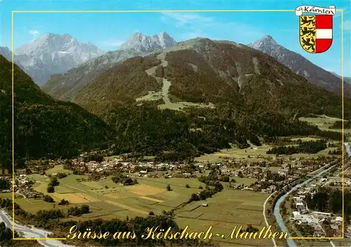 AK / Ansichtskarte  Koetschach-Mauthen_Kaernten_AT Panorama mit Mauthener Alm und Kellerwand