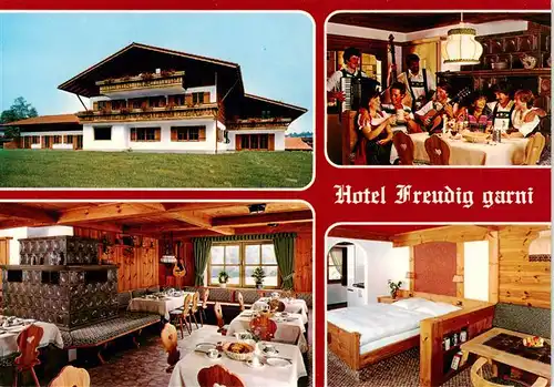 AK / Ansichtskarte 73945513 Pfronten Hotel Freudig Restaurant Fremdenzimmer