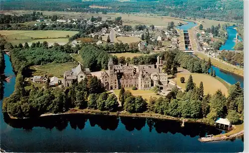 AK / Ansichtskarte 73945520 Fort_Augustus_Scotland_UK Abbey and village from the air