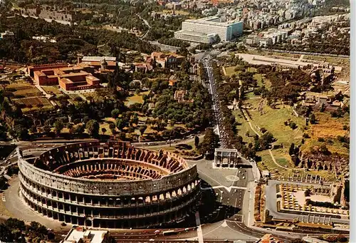 AK / Ansichtskarte 73945600 Roma__Rom_IT Veduta aerea del Colosseo