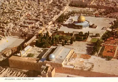 AK / Ansichtskarte 73945611 Jerusalem__Yerushalayim_Israel Old City and the Temple Mount