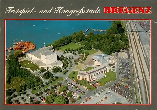 AK / Ansichtskarte  Bregenz_Vorarlberg_Bodensee Festspiel- und Kongressstadt Hotel Mercure und Spielcasino Festspielhaus Seebuehne