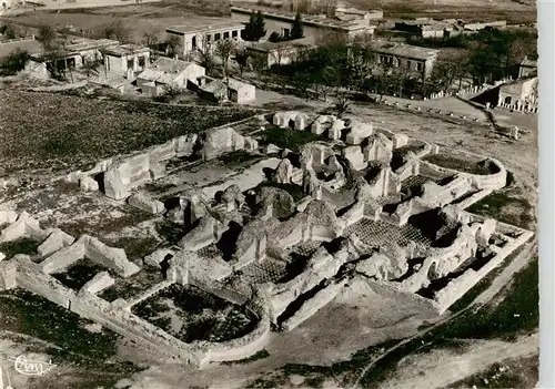 AK / Ansichtskarte  Timgad_Algerie Partie des vestiges des ruines de la ville romaine vue aérienne