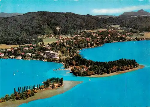 AK / Ansichtskarte  Poertschach_Woerthersee Fliegeraufnahme