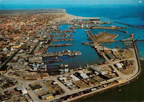 AK / Ansichtskarte  Skagen_DK Havn set fra luften Hafen