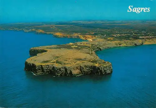 AK / Ansichtskarte 73945660 Sagres_Algarve_PT Fliegeraufnahme