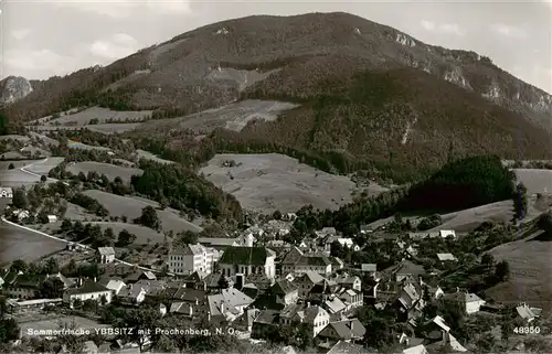 AK / Ansichtskarte  Ybbsitz_Niederoesterreich_AT Fliegeraufnahme mit Prochenberg