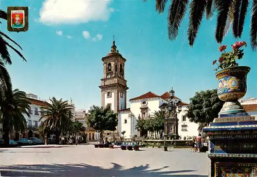 AK / Ansichtskarte  Algeciras_Cadiz_Andalucia_ES Plaza Generalisimo Iglesia Nuestra Senora de la Palma